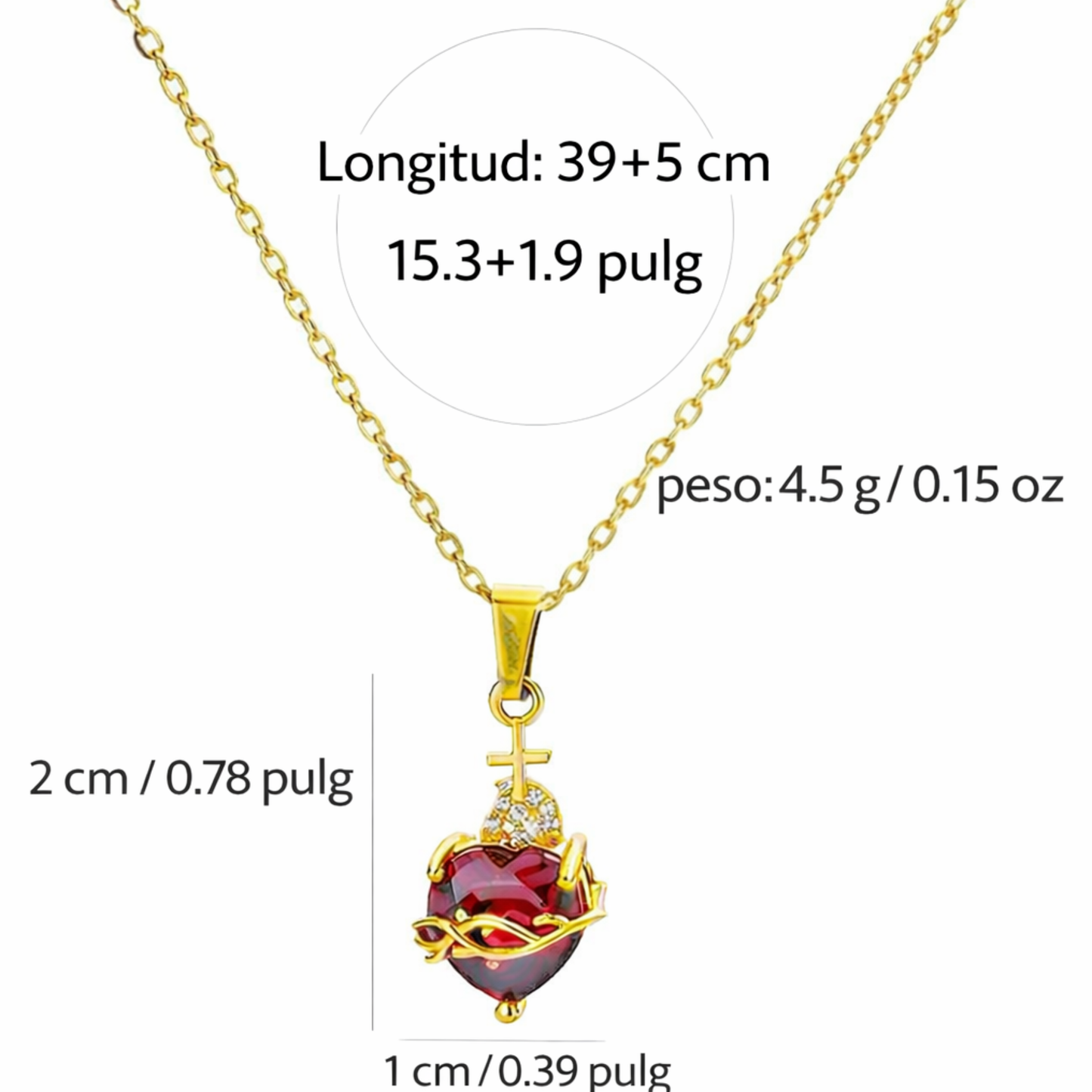 Collar Sagrado Corazón de Jesús